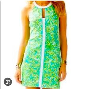 Lilly Pulitzer Pearl shift with keyhole size 4